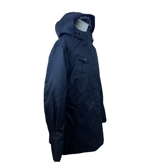 Lolë Women's Black Hooded Jacket Stylish Winter Outerwear Fully Lined Sz XXL - Picture 2 of 11